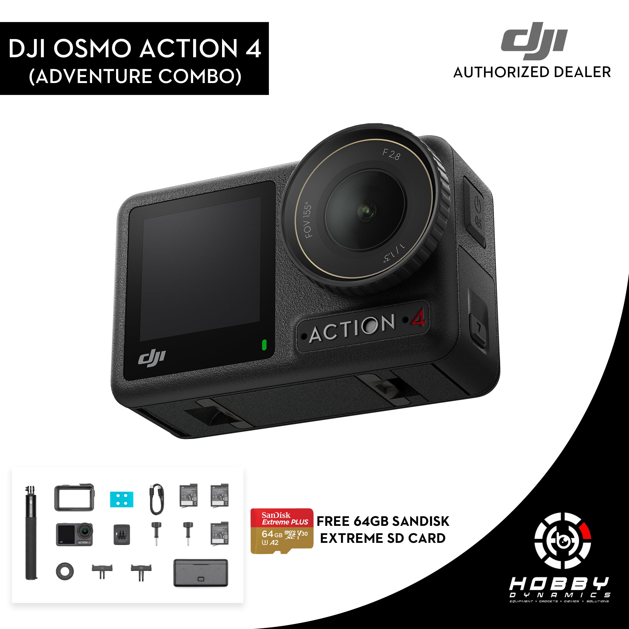 DJI DJI Osmo Action 4 Adventure Combo buy online at Modellsport