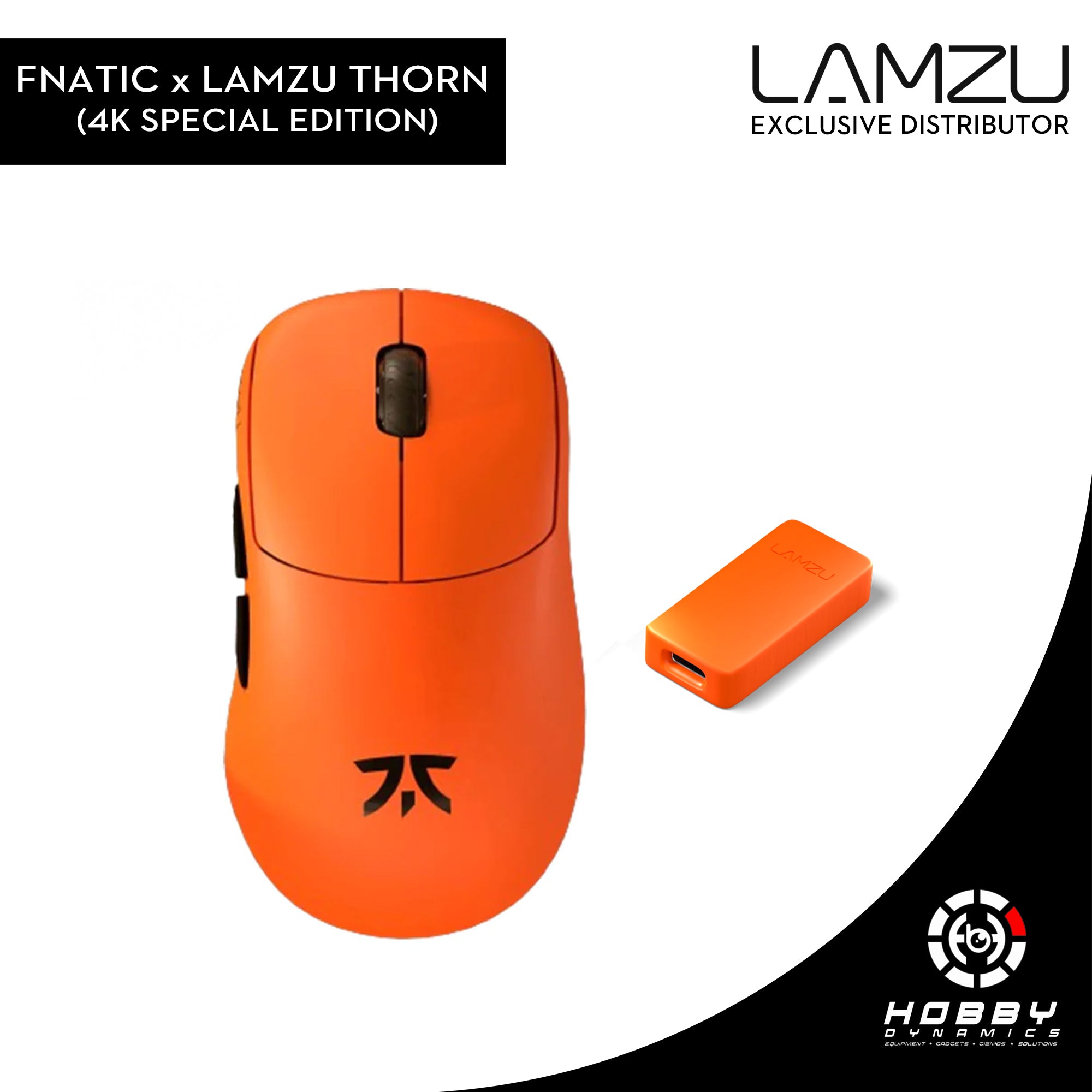 FNATIC X LAMZU THORN Gaming Mouse (4K Special Edition) – Hobby