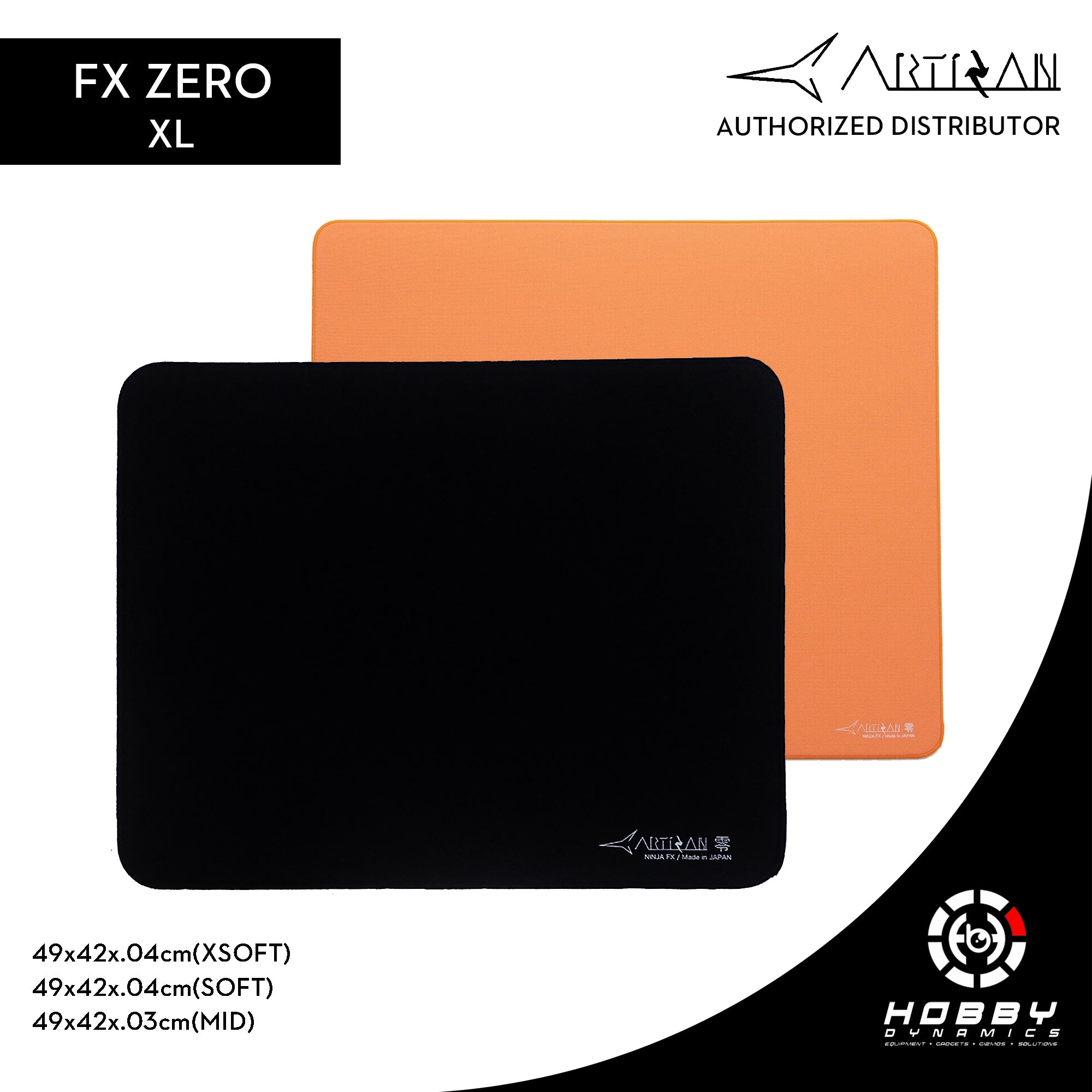 新品 Artisan NINJA FX ZERO 零 夜行モデル SOFT XL ARTISAN Mousepads FX ZERO | Official Retailer in the U.S.