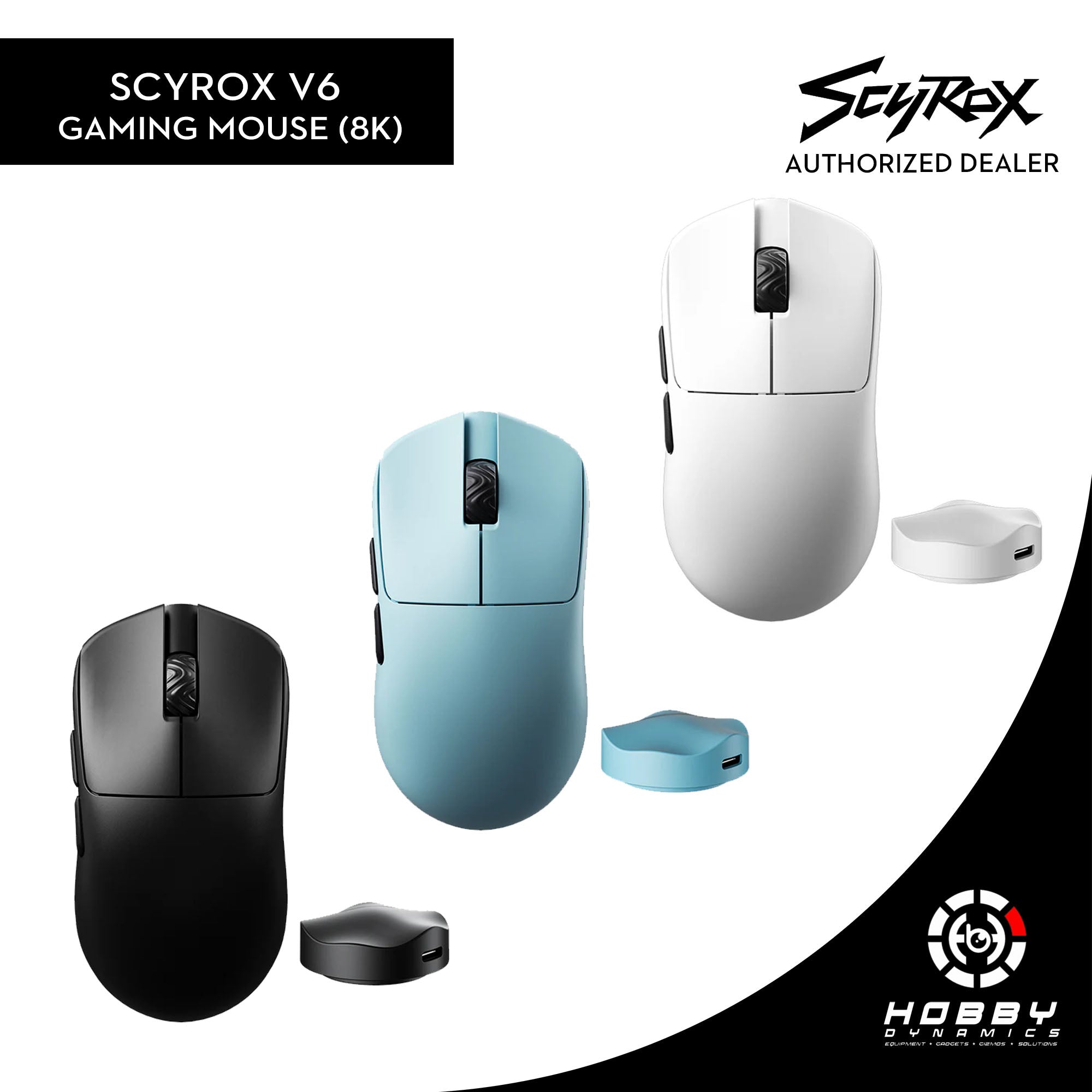 Scyrox V6 Wireless 8K Superlight Gaming Mouse – Hobby Dynamics