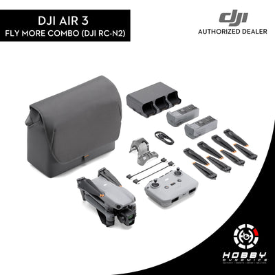 DJI Air 3 Fly More Combo w/ (DJI RC-N2) with FREE Sandisk Extreme 64GB SD Card