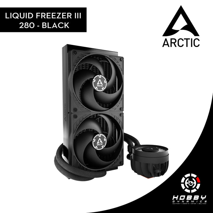簡易水冷 ARCTIC LIQUID FREEZER III 280 BLACK Liquid Freezer III 280 A-RGB (Black) | Multicompatible All