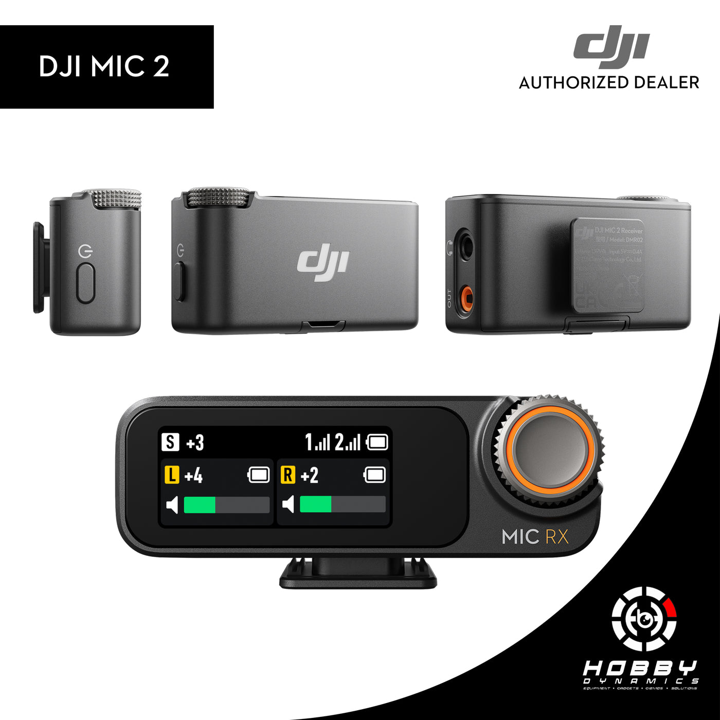 DJI Mic 2 (2 TX + 1 RX + Charging Case)