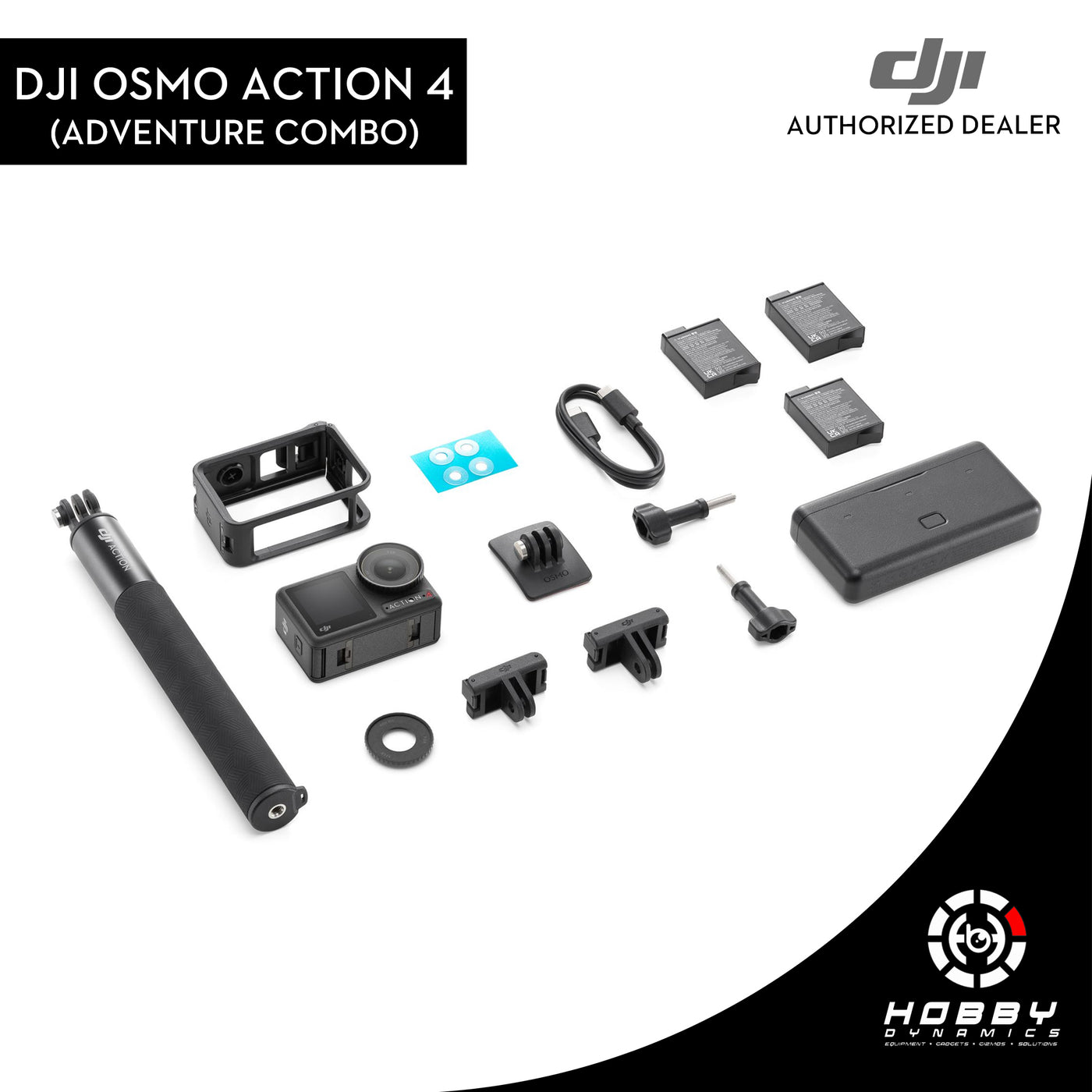 DJI Osmo Action 4 Adventure Combo with Sandisk Extreme 64GB SD Card