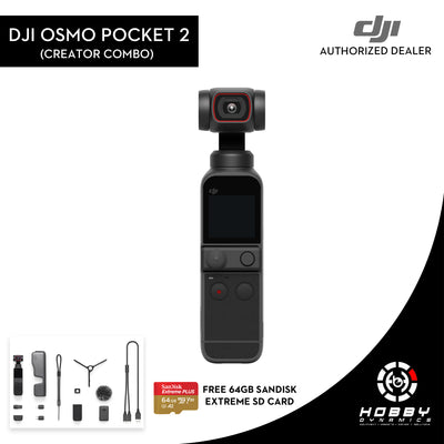 DJI Pocket 2 Creator Combo with FREE Sandisk 64GB Extreme SD Card