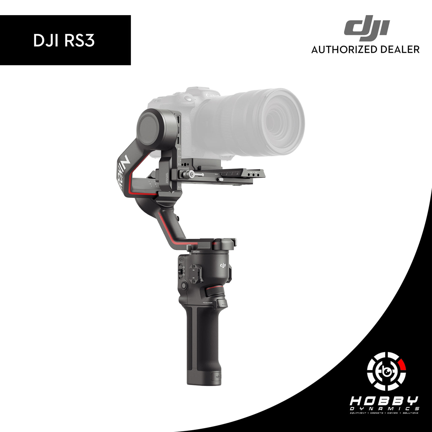 DJI RS 3 - Lightweight Stabilizer for Commercial Shooting