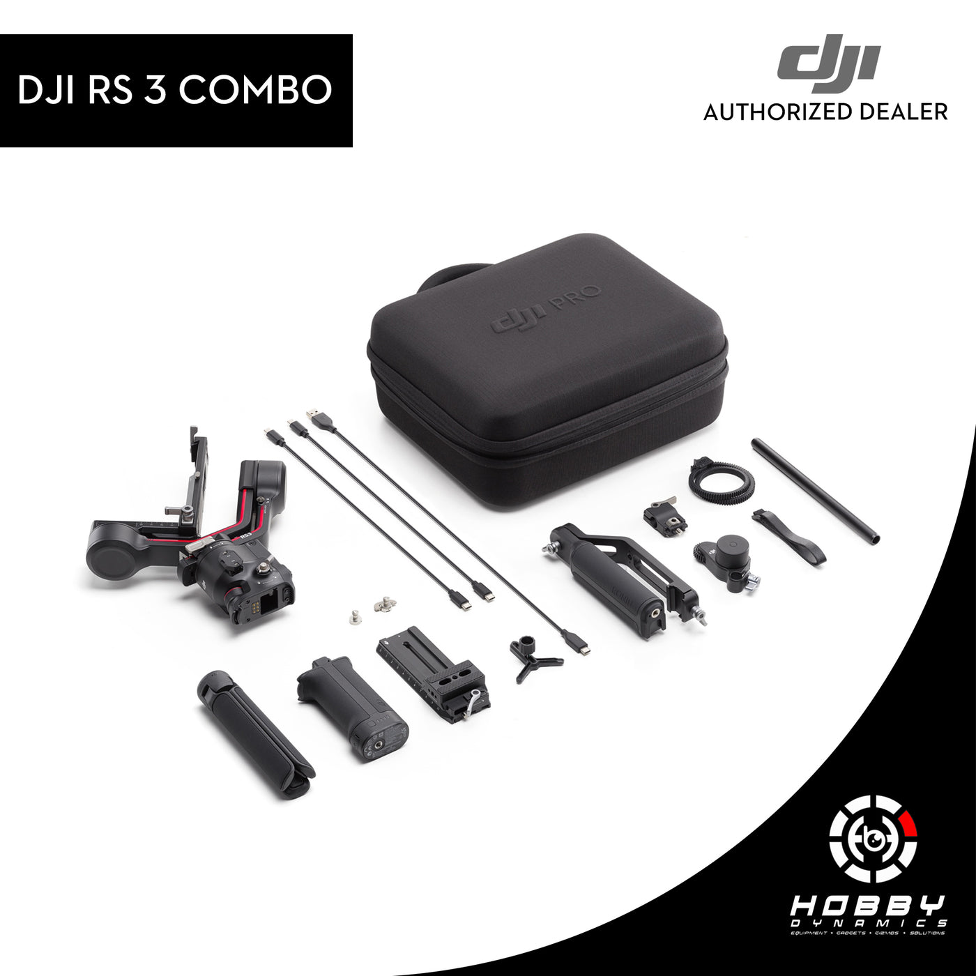 DJI RS 3 Combo - Lightweight Stabilizer for Commercial Shooting