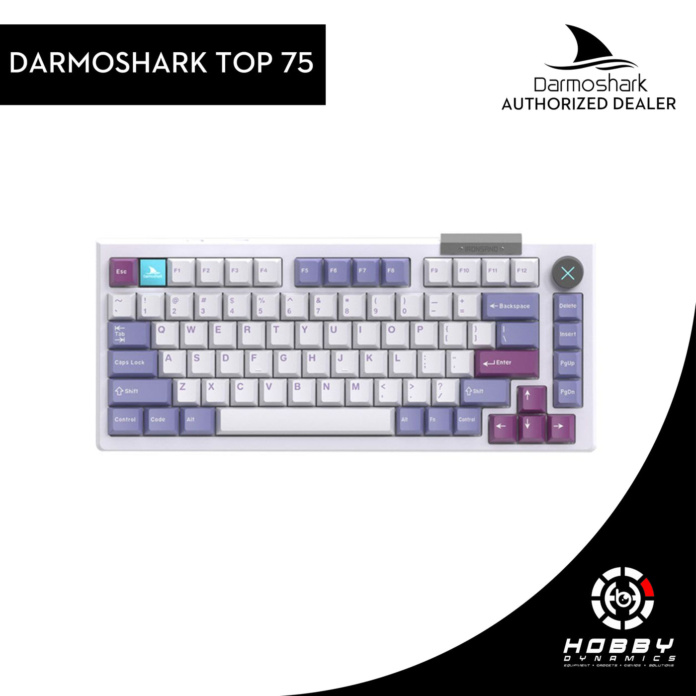 Darmoshark TOP75 Tri-Mode RGB Backlit Mechanical Keyboard