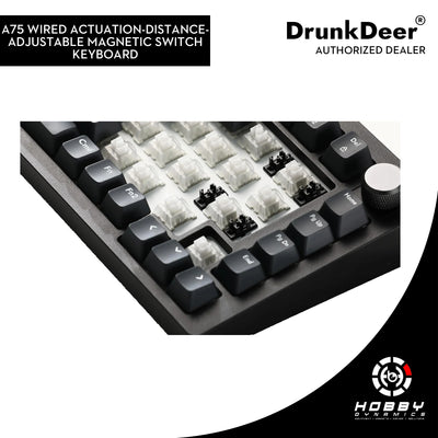 DrunkDeer A75 Wired Actuation-Distance-Adjustable Magnetic Switch Keyboard