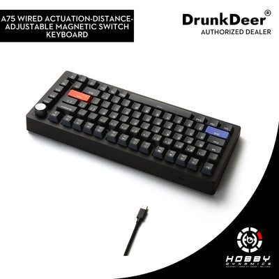 DrunkDeer A75 Wired Actuation-Distance-Adjustable Magnetic Switch Keyboard