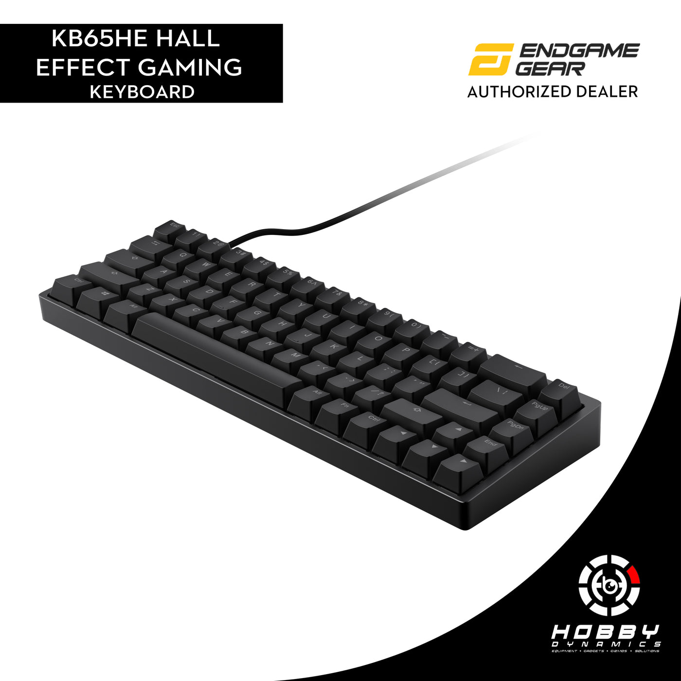 ENDGAME GEAR KB65HE Hall Effect Gaming Keyboard