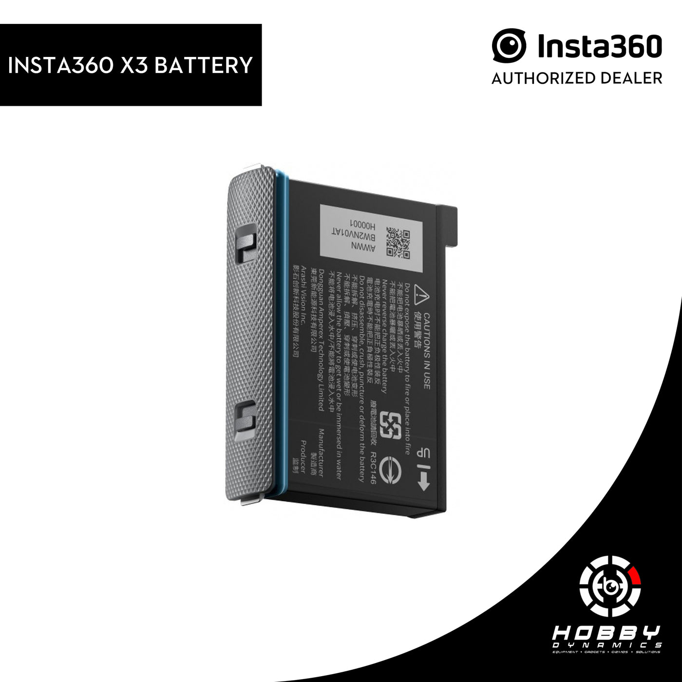 Insta360 Rechargeable 1800mAh Battery for X3
