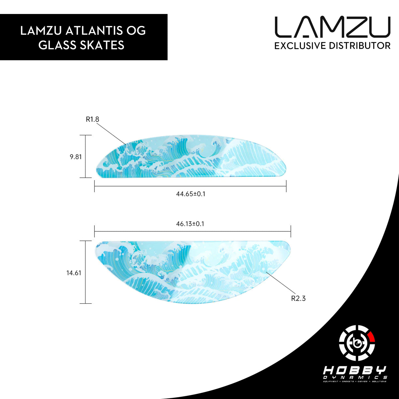 Lamzu Atlantis OG (V1) Glass Skates