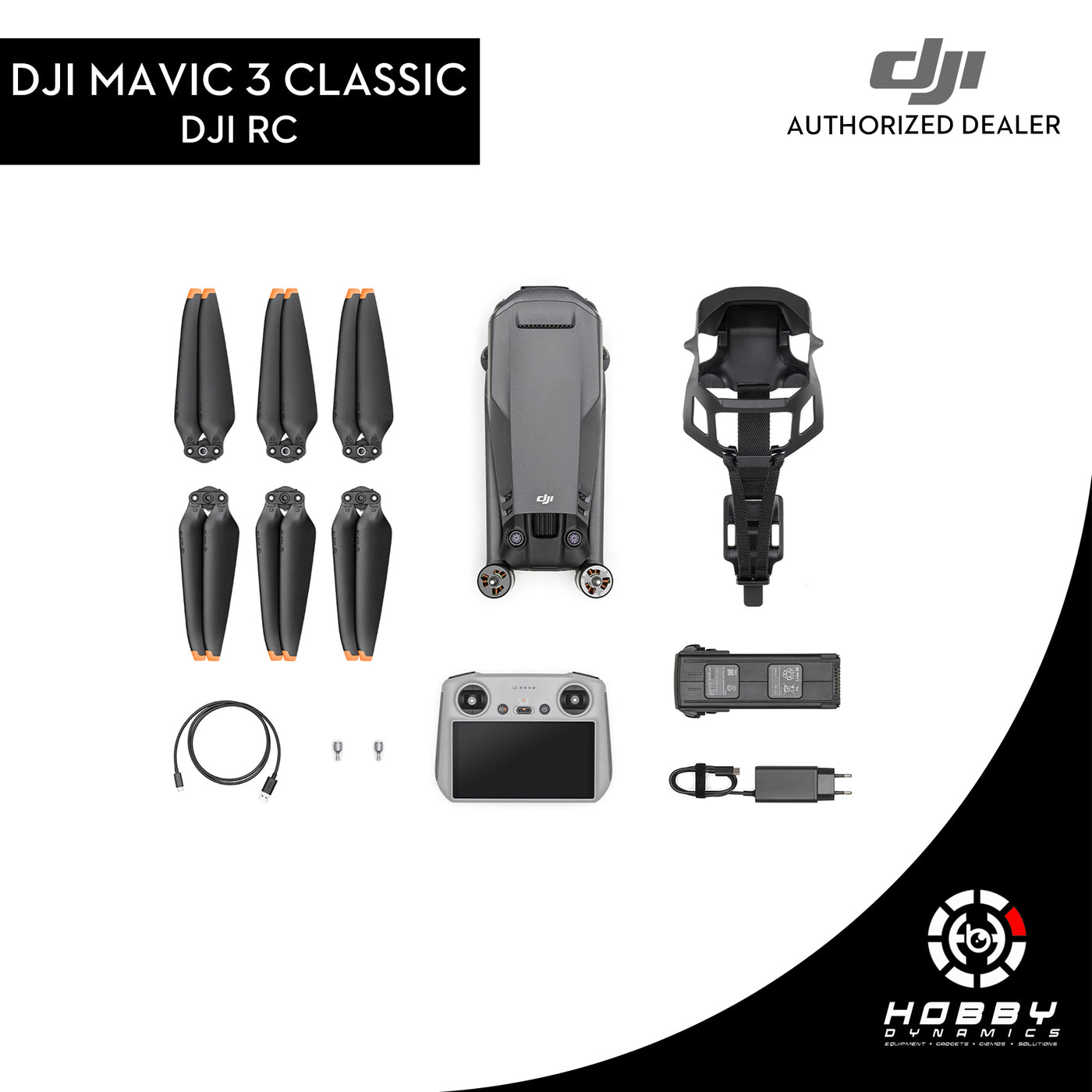 DJI Mavic 3 Classic (DJI RC) with with FREE Sandisk Extreme 64GB SD Card