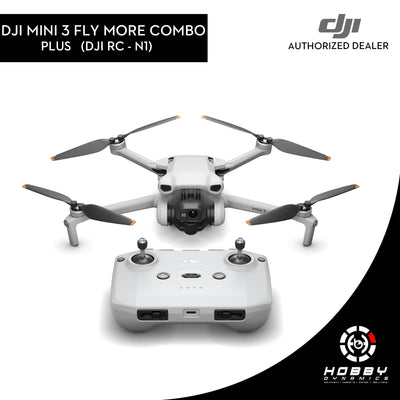 DJI Mini 3 Fly More Combo Plus (DJI RC-N1) with FREE Sandisk Extreme 64GB SD Card