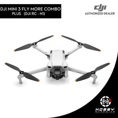 DJI Mini 3 Fly More Combo Plus (DJI RC-N1) with FREE Sandisk Extreme 64GB SD Card