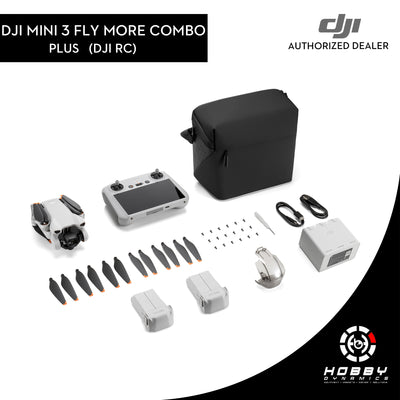 DJI Mini 3 Fly More Combo Plus (DJI RC) with FREE Sandisk Extreme 64GB SD Card
