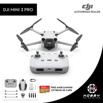DJI Mini 3 Pro (DJI RC-N1) with  FREE  Sandisk Extreme 64GB SD Card
