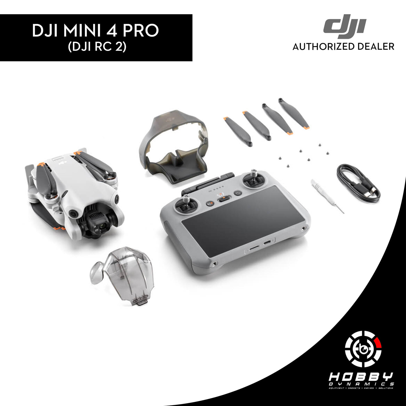 DJI Mini 4 Pro (DJI RC2) with FREE Sandisk Extreme 64GB SD Card