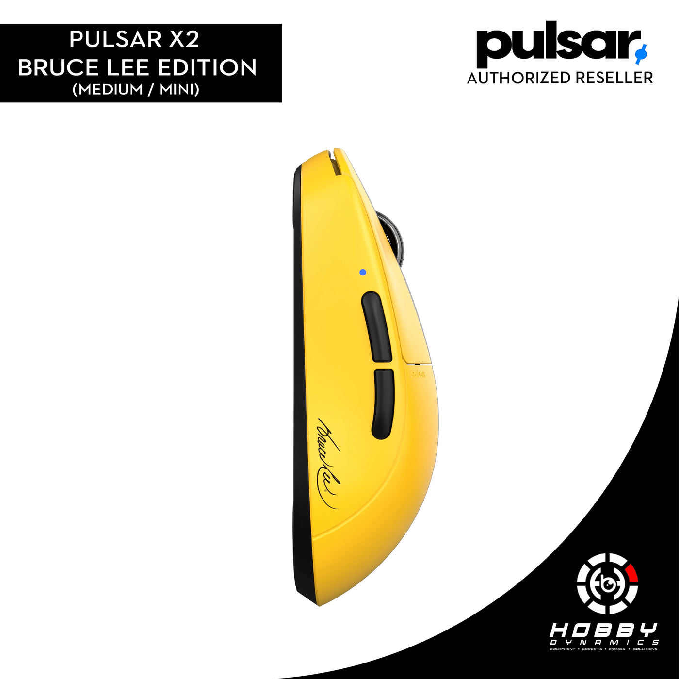 Pulsar X2 Gaming Mouse [Bruce Lee Edition]  (Medium / Mini)