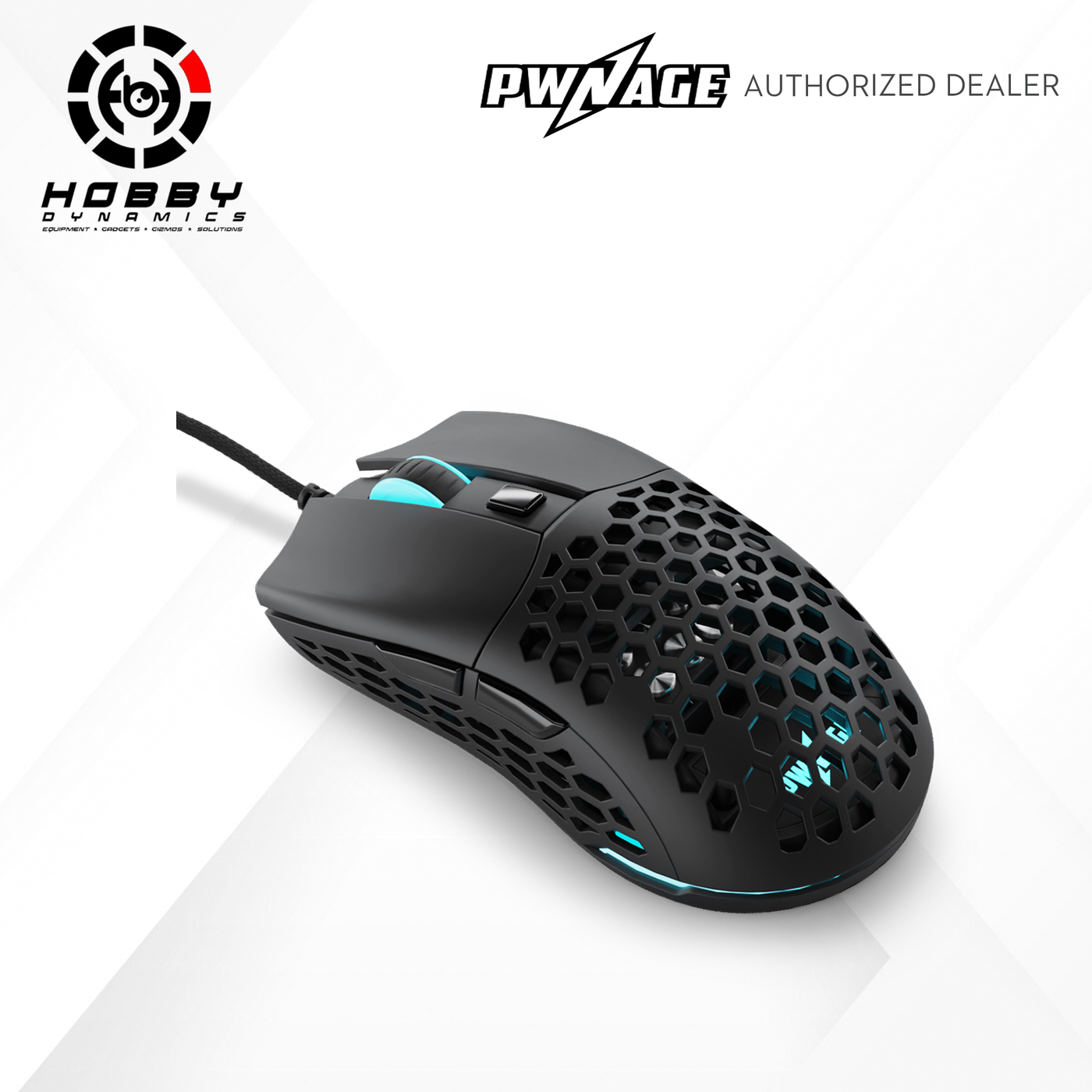 Pwnage Ultra Custom Wired Symm 2 Gaming Mouse (Honeycomb Side)