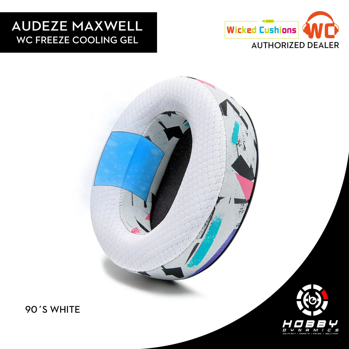Wicked Cushions Replacement Earpads for Audeze Maxwell - WC FreeZe Cooling Gel