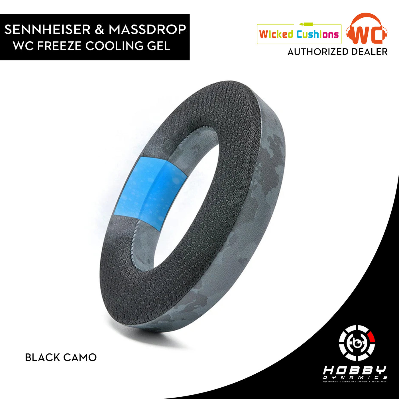 Wicked Cushions Replacement Earpads for Sennheiser & Massdrop - WC FreeZe Cooling Gel