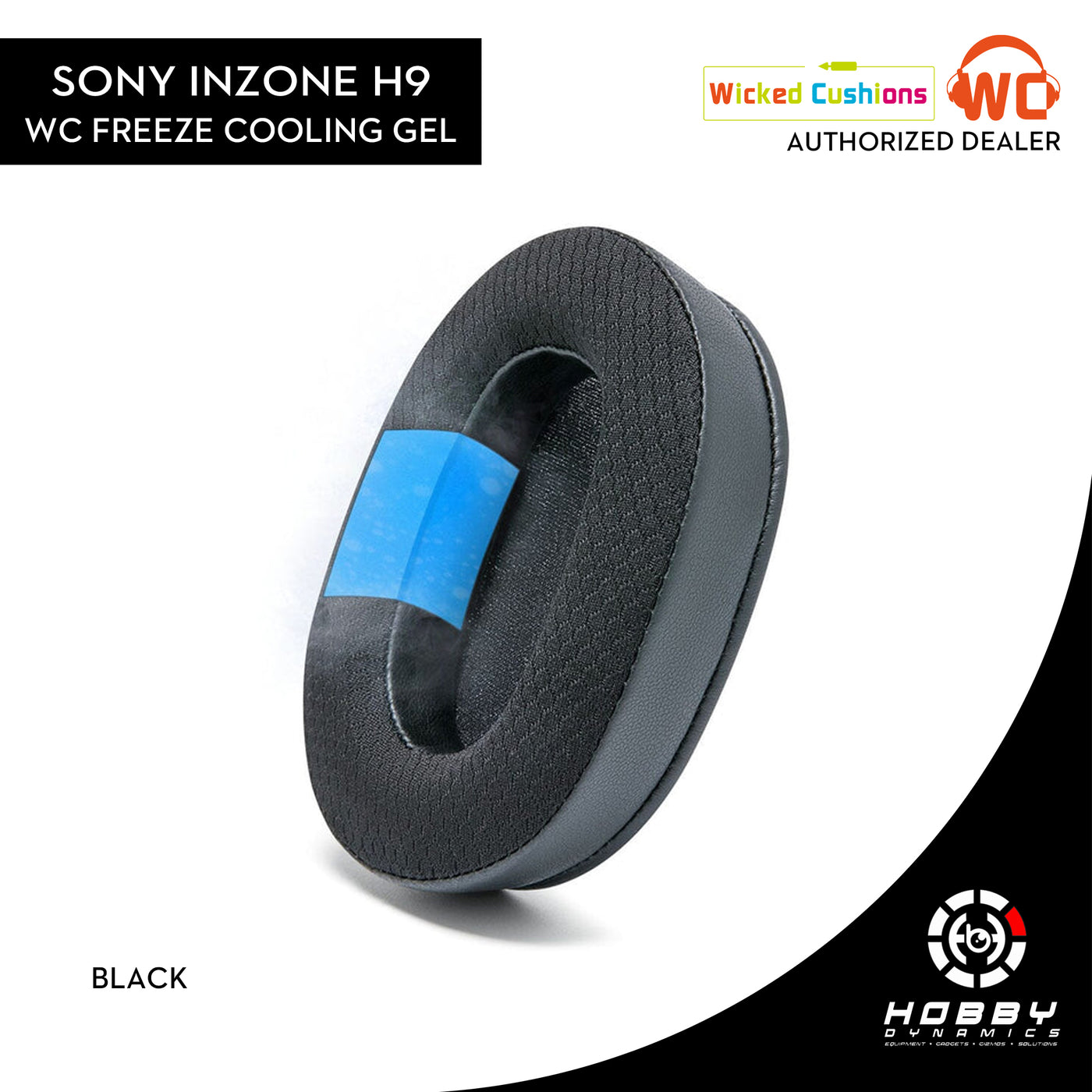 Wicked Cushions Replacement Earpads for Sony Inzone H9 - WC FreeZe Cooling Gel