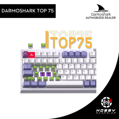 Darmoshark TOP75 Tri - Mode RGB Backlit Mechanical Keyboard