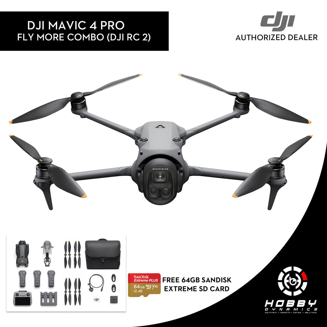 DJI Mavic Pro Fly More Combo (DJI RC 2) with FREE Sandisk Extreme 64GB SD  Card