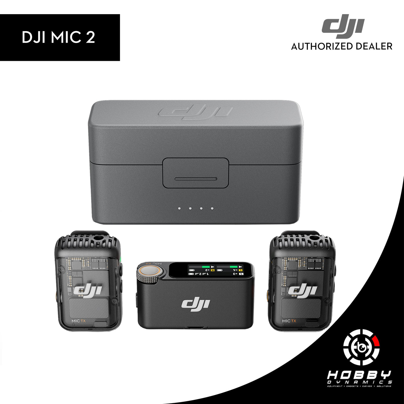 DJI Mic 2 (2 TX + 1 RX + Charging Case)
