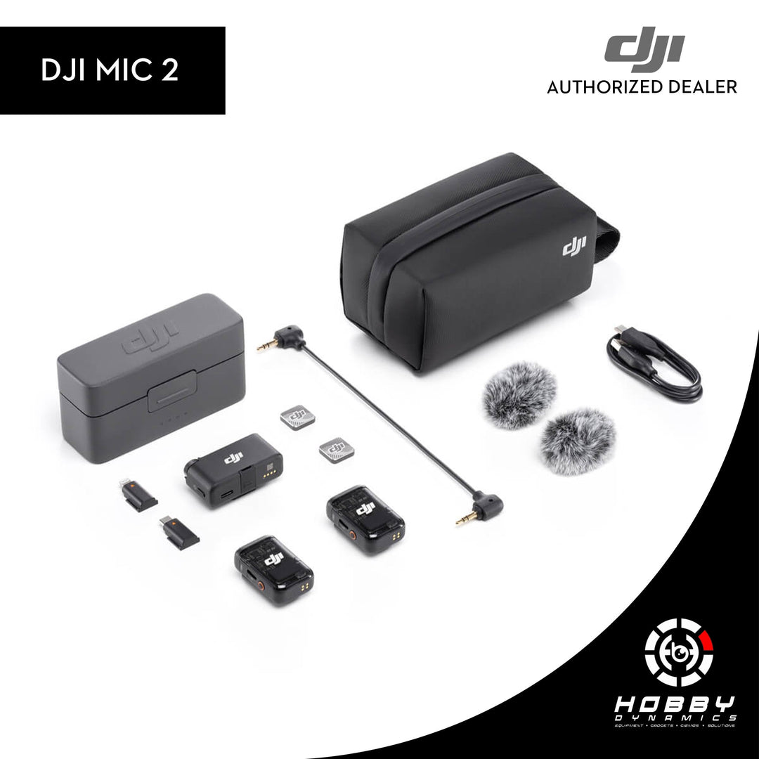 DJI Mic (2 TX RX Charging Case) – Hobby Dynamics