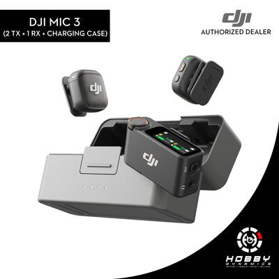 DJI Mic 3 (2 TX + 1 RX + Charging Case)