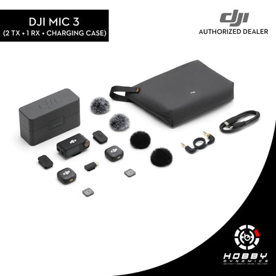 DJI Mic 3 (2 TX + 1 RX + Charging Case)