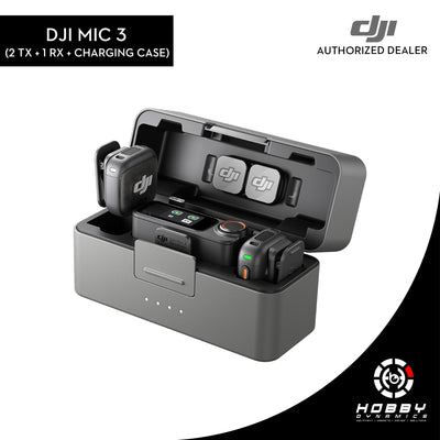 DJI Mic 3 (2 TX + 1 RX + Charging Case)