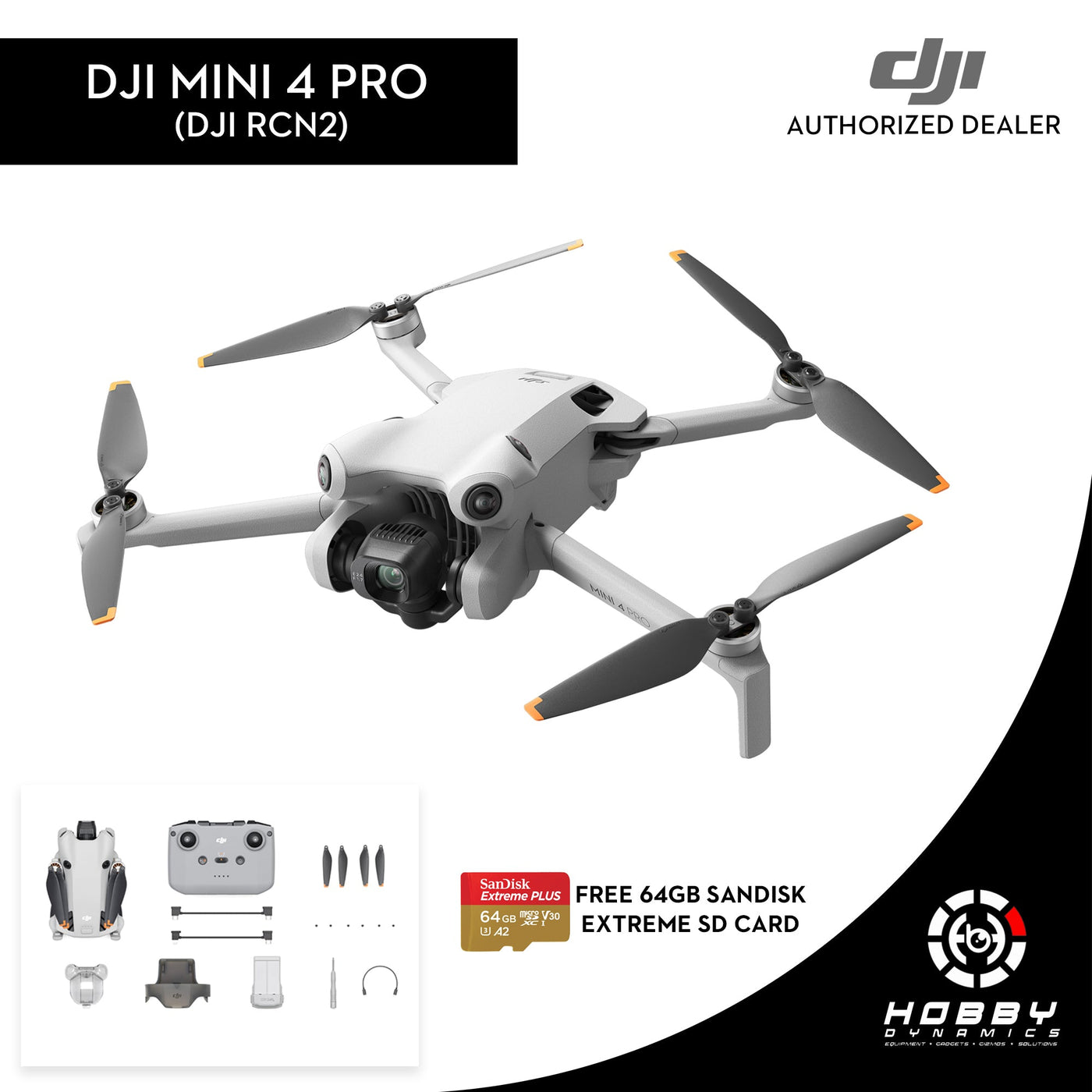 DJI Mini Pro (DJI RC-N2) Drone – Hobby Dynamics Equipment