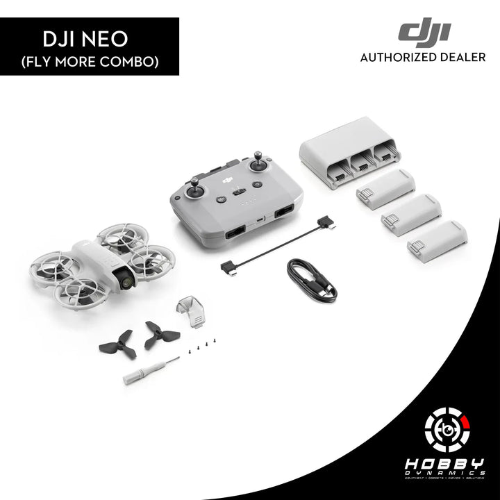 DJI Neo Drone - Fly More Combo – Hobby Dynamics : Equipment