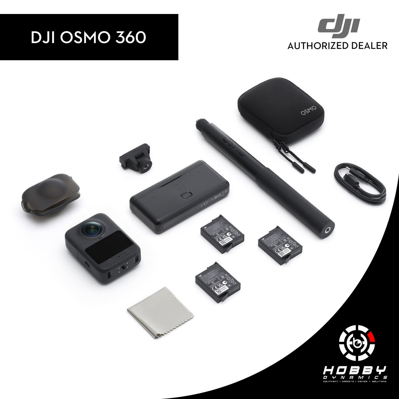 DJI Osmo 360 Adventure Combo with FREE Sandisk 64GB Extreme SD Card