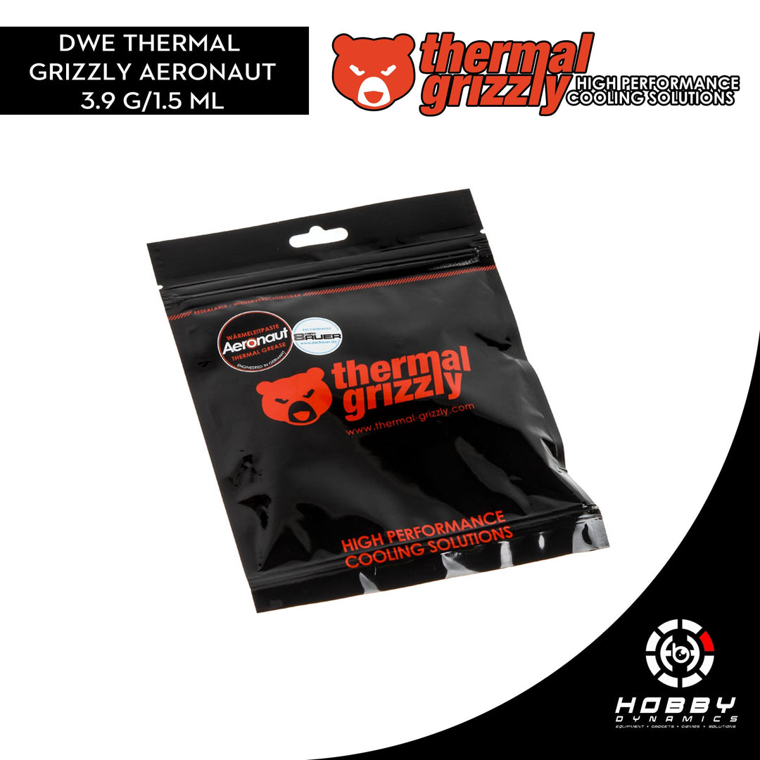 Pasta Térmica Thermal Grizzly Aeronaut 1g | Alta Conductividad Térmica | Para CPU, GPU, Consolas | No Conductora Eléctrica