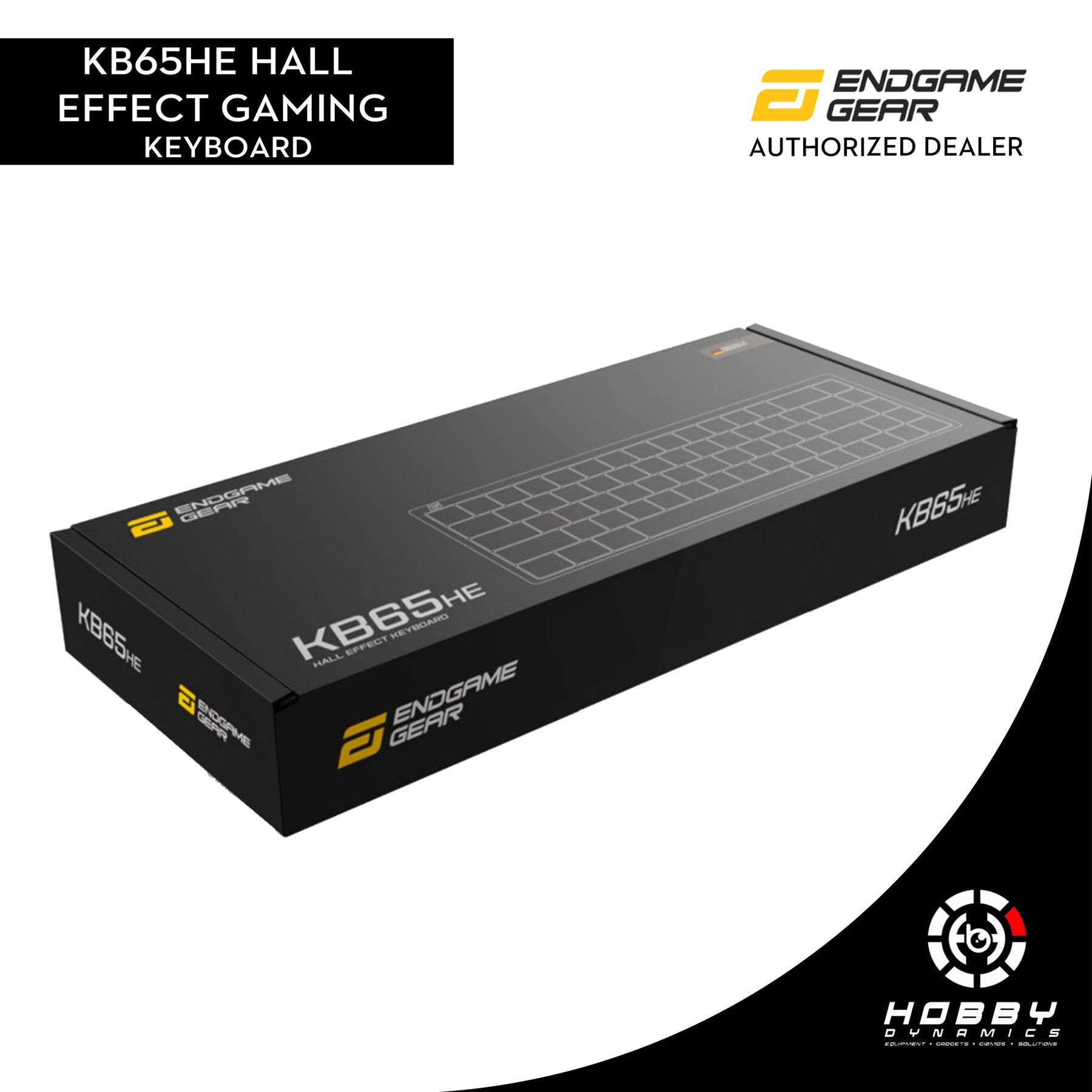 endgame gear kb65he Endgame Gear KB65HE Hall Effect Gaming Keyboard – Hobby Dynamics : Equipment Gadgets Gizmos and Solutions Inc