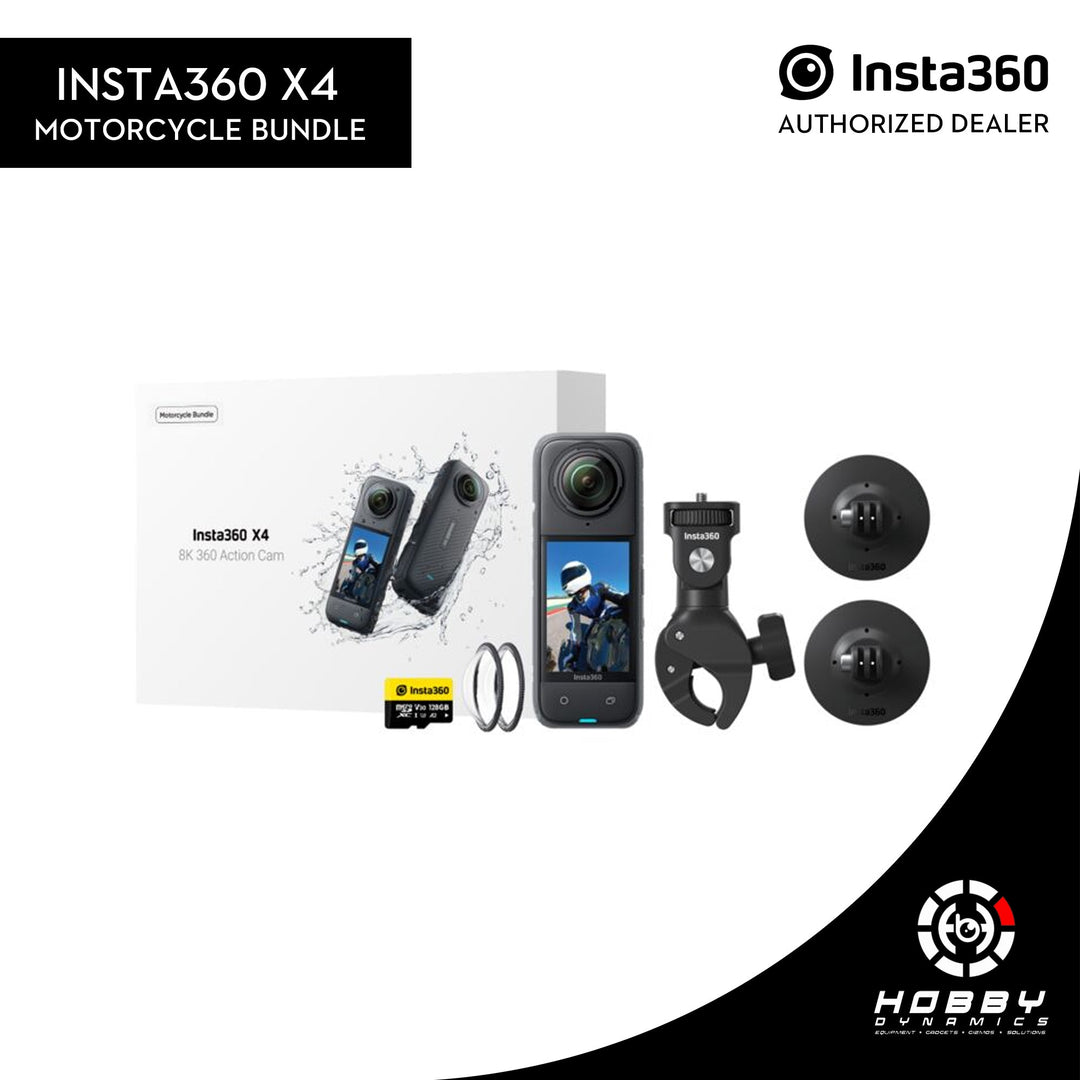 Insta360 X4 Motorcycle Bundle - Action Camera – Hobby