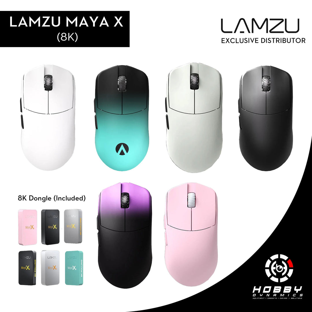 【即日発送可】LAMZU Maya X 8k Purple Shadow LAMZU Maya X 8Kレシーバー付属 ワイヤレスゲーミングマウス