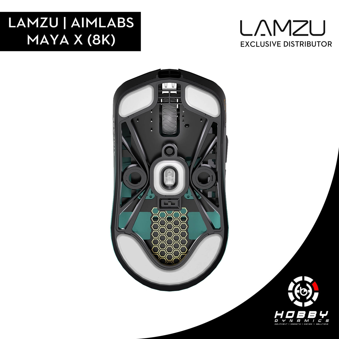 LAMZU X AIMLABS MAYA X Wireless Gaming Mouse (Dongle Included)