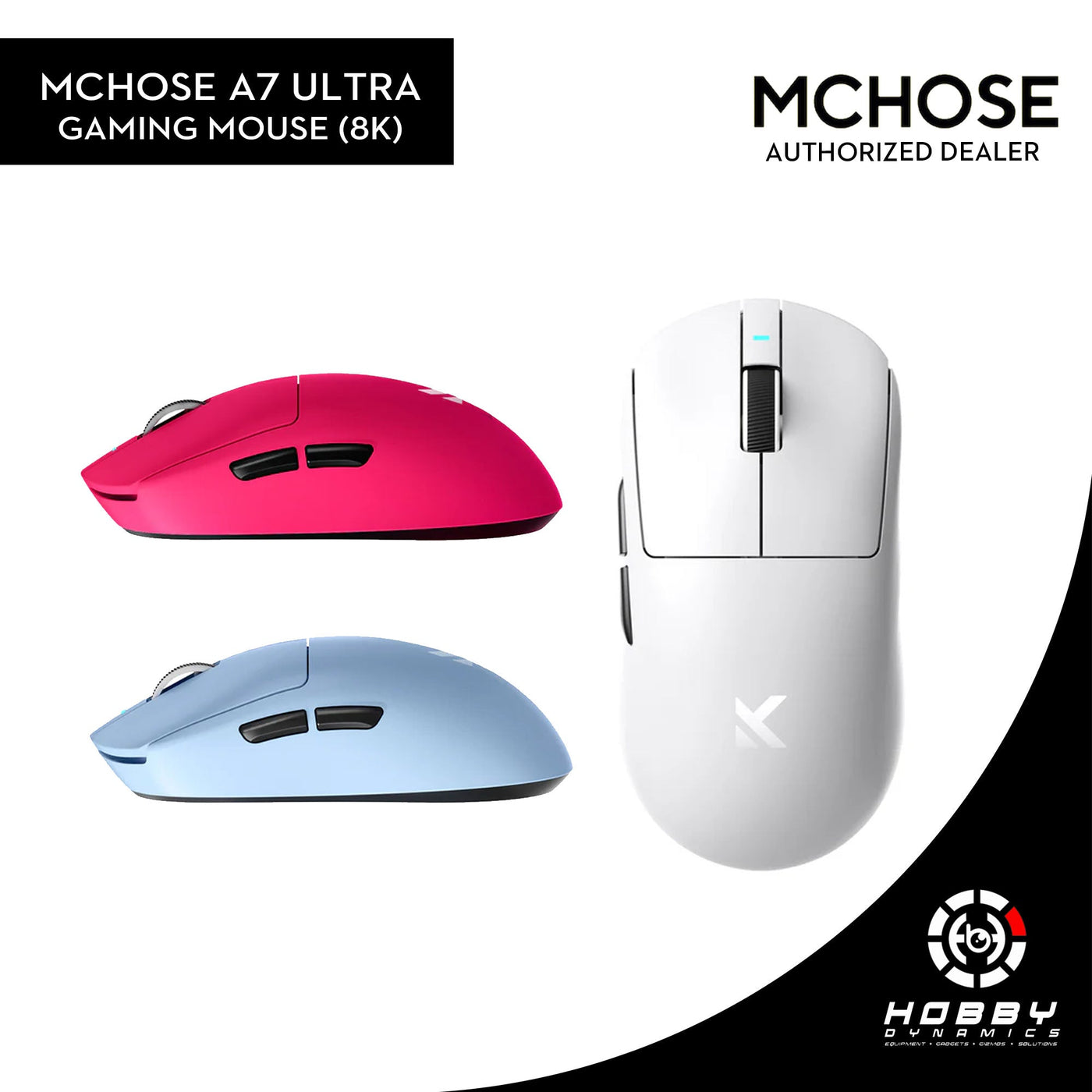 MCHOSE A7 ULTRA LIGHTWEIGHT WIRELESS GAMING MOUSE