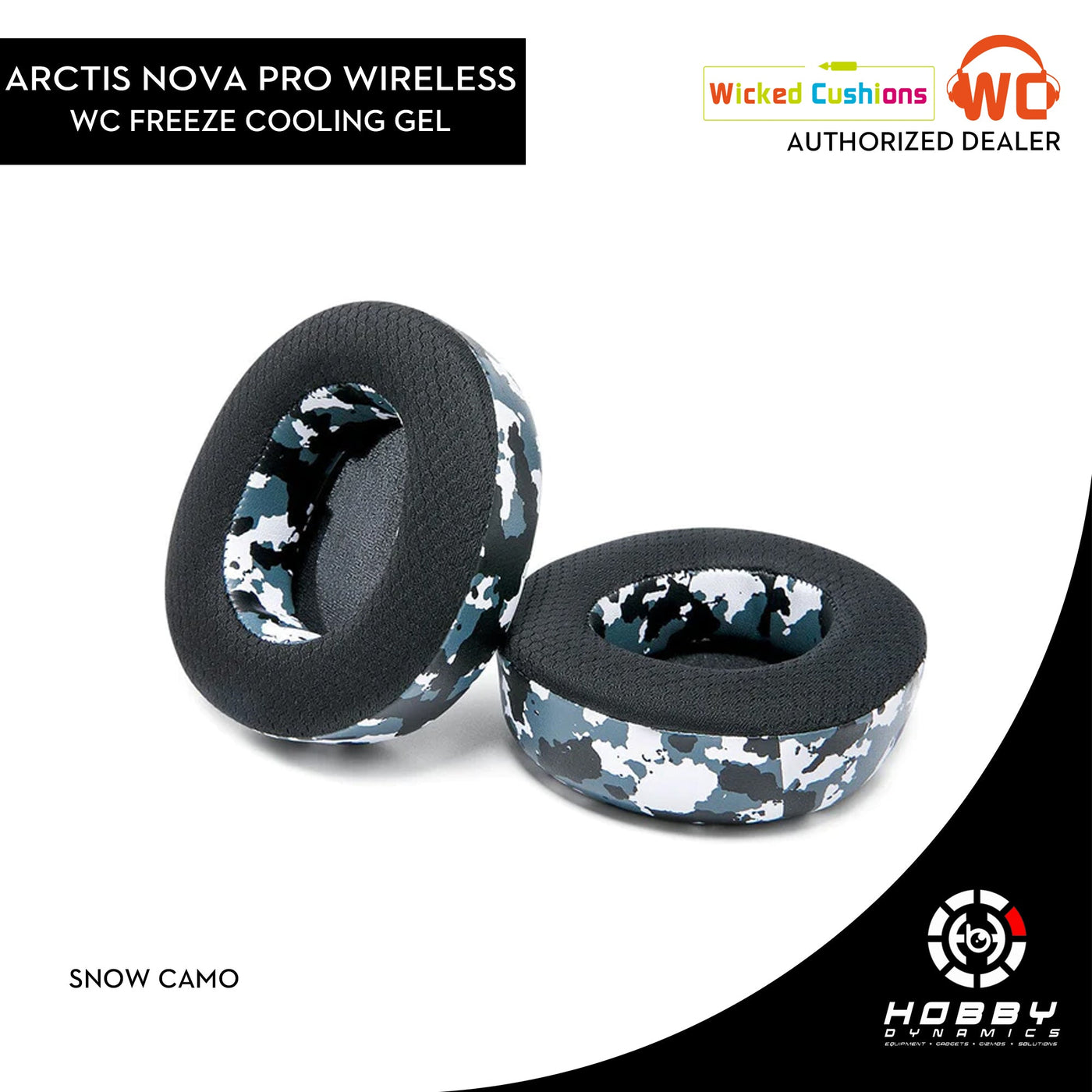 Wicked Cushions Arctis Nova Pro Wireless Series Earpads - WC FreeZe Cooling Gel (For Nova Pro Wireless)