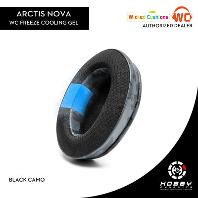 Wicked Cushions Arctis Nova Series Earpads - WC FreeZe Cooling Gel (For Nova 1 / Nova 3 / Nova 7 / Nova Pro Wired)