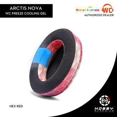 Wicked Cushions Arctis Nova Series Earpads - WC FreeZe Cooling Gel (For Nova 1 / Nova 3 / Nova 7 / Nova Pro Wired)