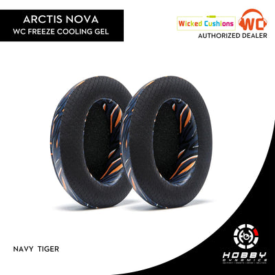 Wicked Cushions Arctis Nova Series Earpads - WC FreeZe Cooling Gel (For Nova 1 / Nova 3 / Nova 7 / Nova Pro Wired)