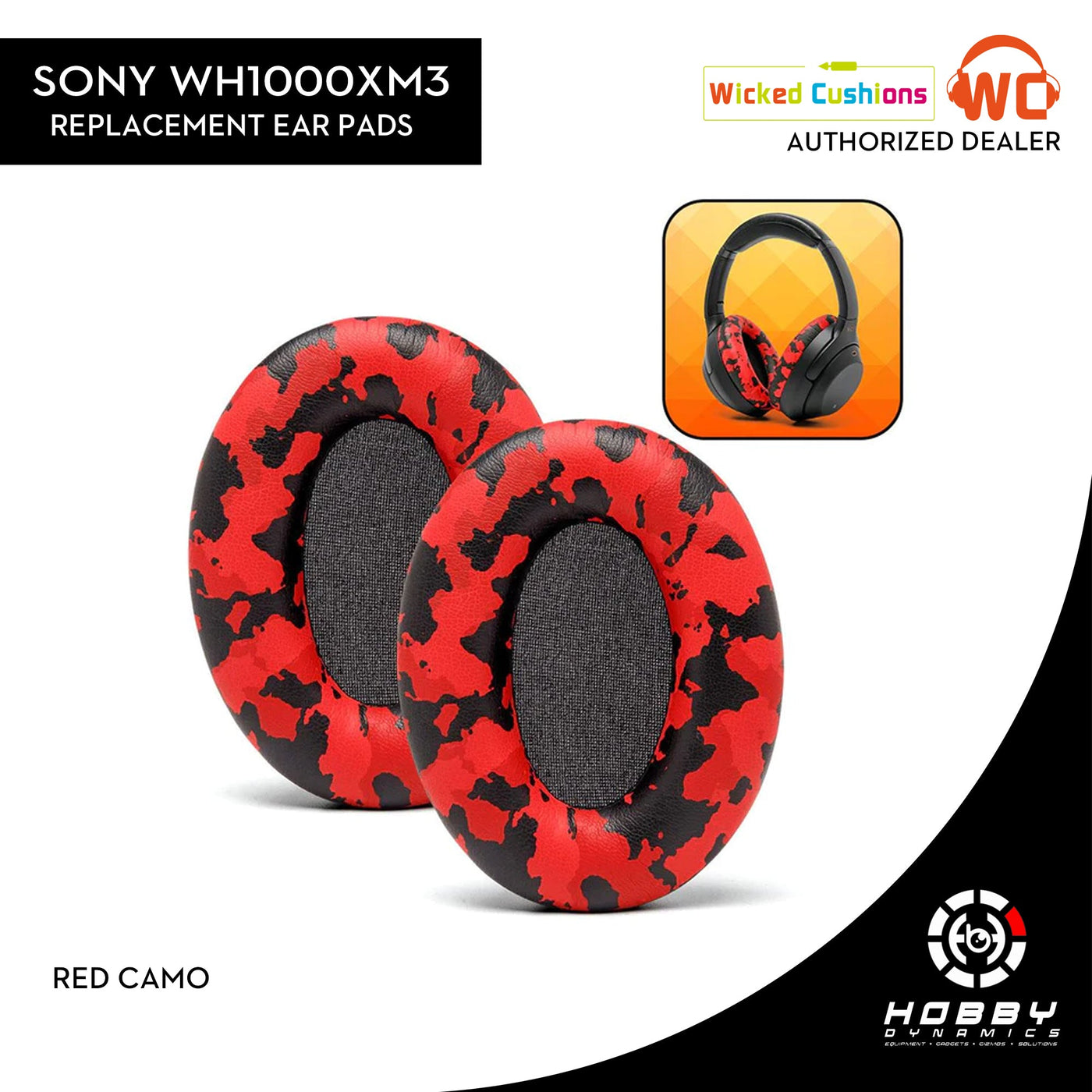 Wicked Cushions Replacement Ear Pads For Sony WH1000XM3 – Hobby