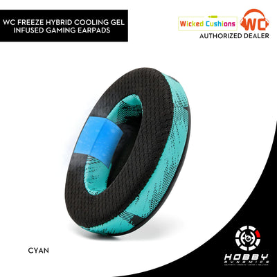 Wicked Cushions WC FreeZe - Hybrid Cooling Gel Replacement Earpads (For Audeze / Razer / Steel Series / Logitech / HyperX)